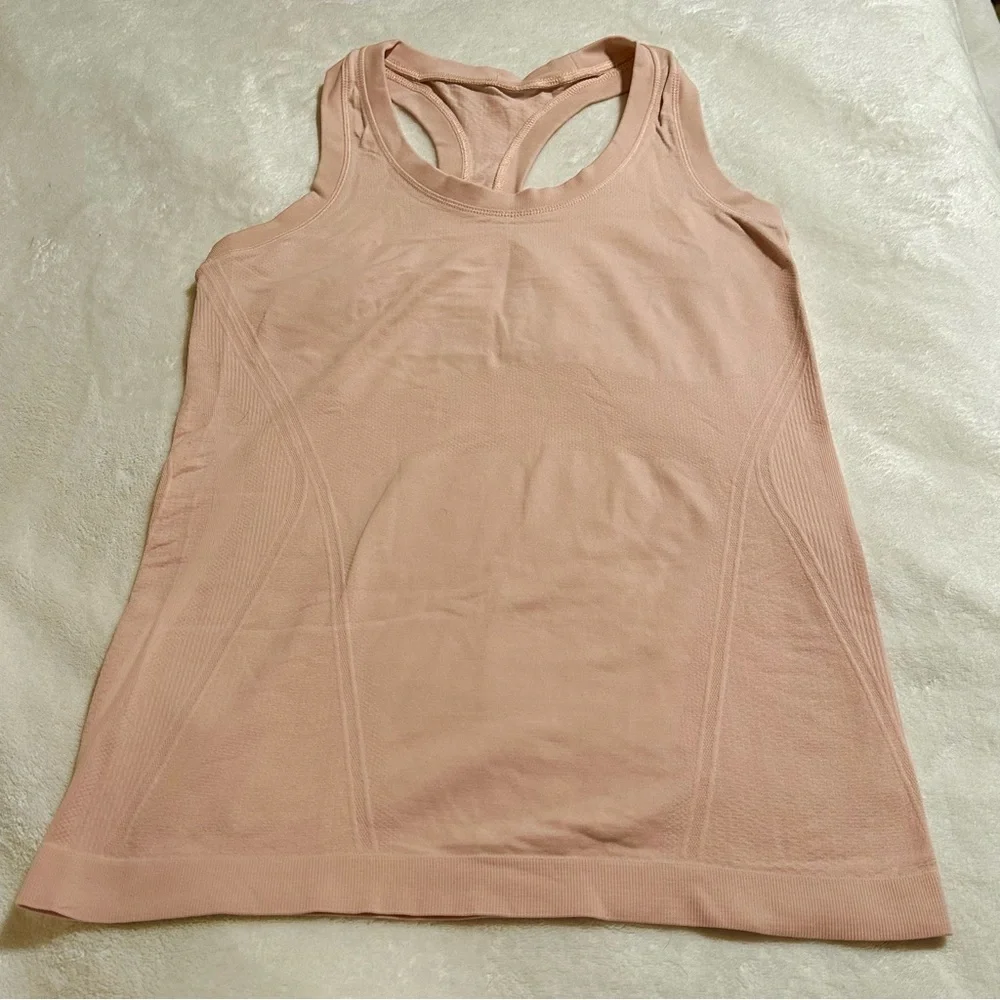 Athleta Seamless Momentum Tank Top (Warm Baby Pink) - Picture 2 of 6